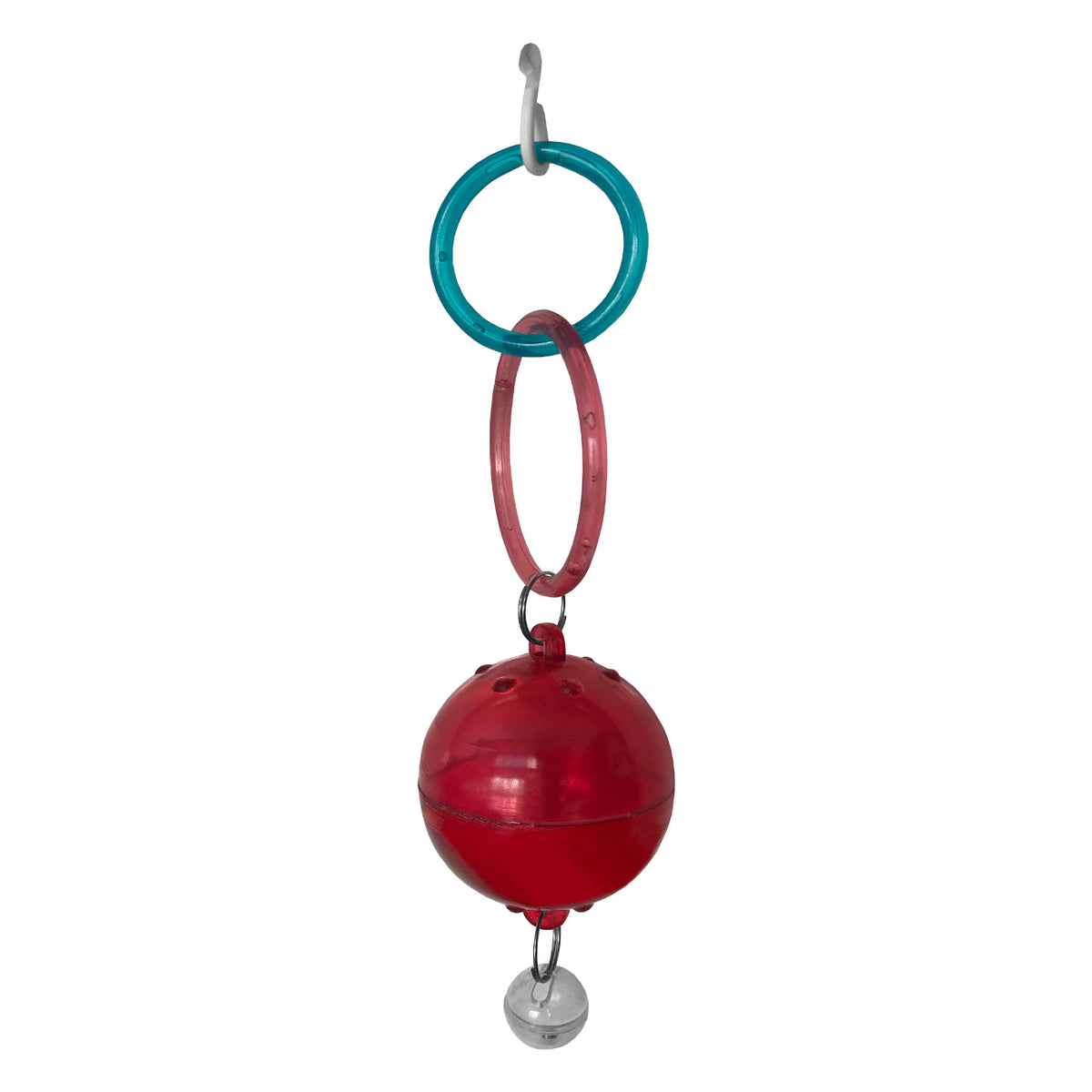 Kuş Oyuncağı Çanlı Çıngıraklı Renkli Tekli Top 5-15 cm - ATLNTK-KSOYNCK