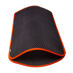 Cattie Kum Toplayıcı Fonksiyonel Kedi Paspası Altıgen 50-75 cm Turuncu - HEXMATLORANGE