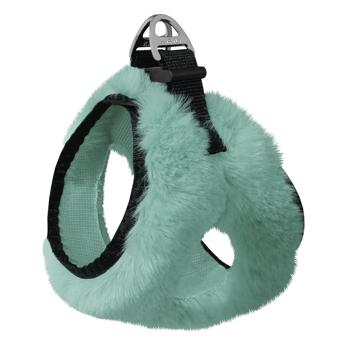Üç Kilitli Peluş Kedi Köpek Göğüs Tasması 32-40 cm Medium Turkuaz - SF-PLS-MTRKZ