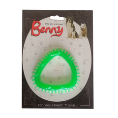 Benny Köpek Oyuncağı Üçgen 8 x 8.5 cm Yeşil - BNY-1116-YSL