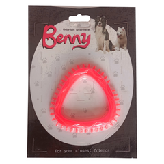 Benny Köpek Oyuncağı Üçgen 8 x 8.5 cm Kırmızı - BNY-1116-KRMZ