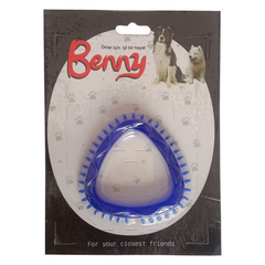 Benny Köpek Oyuncağı Üçgen 8 x 8.5 cm Mavi - BNY-1116-MV