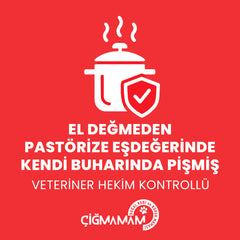 Çiğmamam Kavurma 3.250 Gr 271 Gr'lık - Pişmiş BARF - Türkiyede İLK