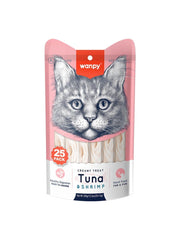 Wanpy Ton Balıklı Karidesli Krema Likit Kedi Ödülü 5X14GR - PIWP-022