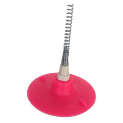 Markapet Yaylı Vantuzlu Hacıyatmaz Kedi Oyuncağı 30 cm Pembe - SF-YYLHCYTMZ-PMB