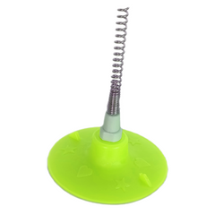 Markapet Yaylı Vantuzlu Hacıyatmaz Kedi Oyuncağı 30 cm Yeşil - SF-YYLHCYTMZ-YSL