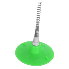 Markapet Vantuzlu Yaylı Kuşlu  Kedi Oyuncağı 30 cm Yeşil - SF-YYLKSLOYNCK-YSL