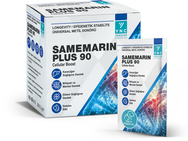 Samemarin Plus 90 Kedi ve Köpekler İçin Karaciğer ve Detoks Destek Saşe - 13625